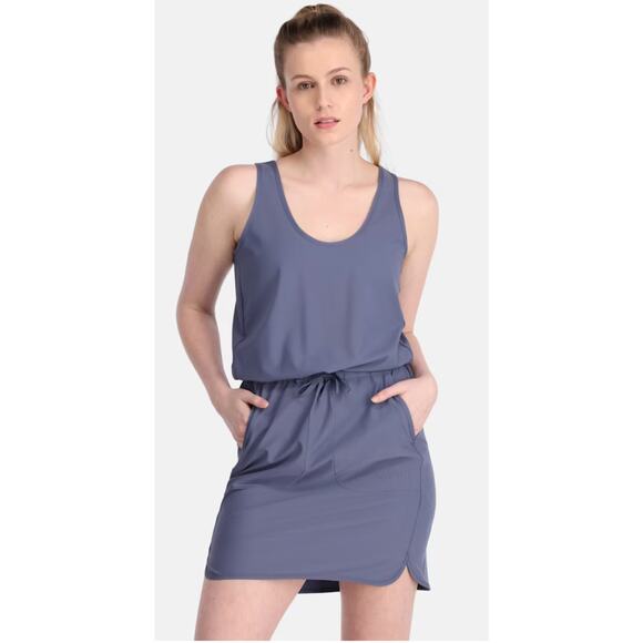 Kari Traa Ruth Tankdress Sleeveless Womens Small Moon Blue New Mini Dress - Picture 1 of 13